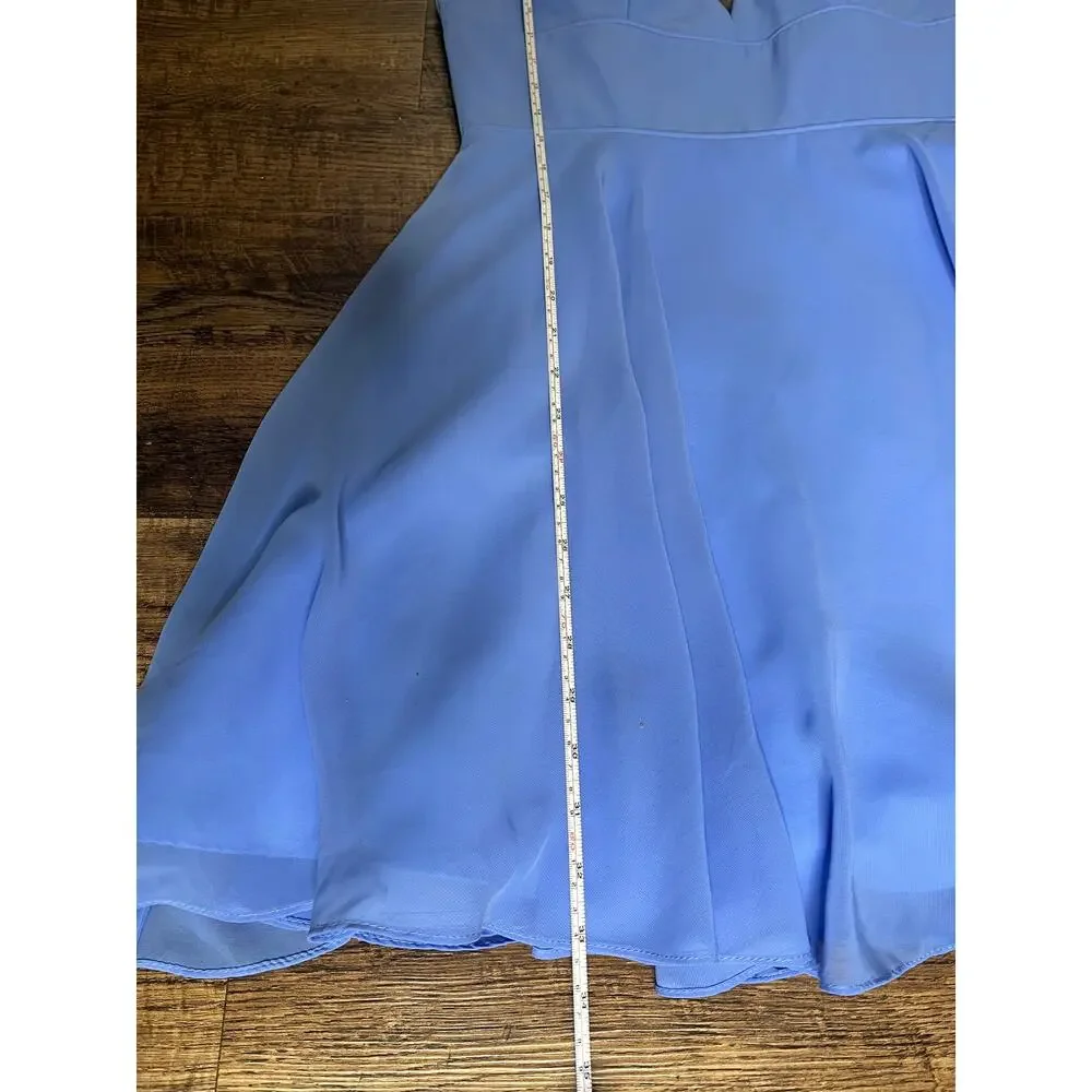 NWT Lucci Lu Periwinkle HOCO Cocktail Party Dress  - Size 10 - Picture 8 of 10
